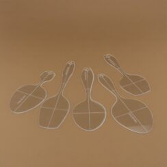 Eating spoon template pack